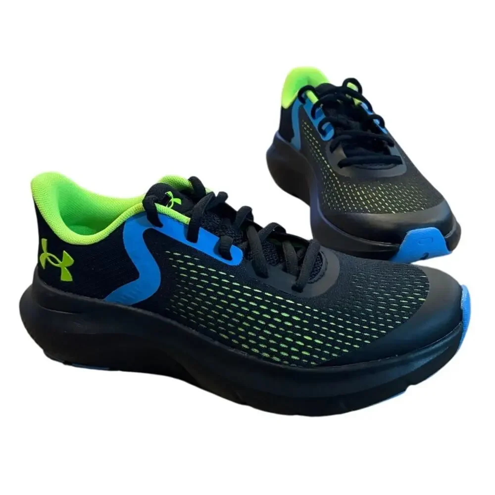 Under Armour Rogue‎ 5 AL PS 'Black Hyper Green' 5Y Athlethic Shoe